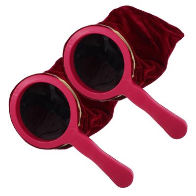 COOLHIYA 2pcs Change Bag with Zipper and Twisting Handle for Magician Stage Tricks Functional Illusion Props for Making Objects Appear and Disappear Portable Performance Accessory for