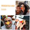 LALADEFIEE 4pcs Realistic Duck and Parrot Beak Nose Masks Animal Cosplay Props Costume Accessories for Birthday Parties Weddings Themed Events view 3