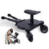 2026 New-Universal Stroller Board with Detachable Seat | 2 in 1 Sit and Stand Toddler Stroller Seat Attachment | Stroller Board Attachment for Toddler | Holds Children Up to 55 LBs view 1