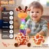 Dancing Talking Giraffe Toy for Baby Toddler, Dancing Giraffe Toy Singing Mimicking Recording Repeating What You Say with LED English Sing for Boys Girls Gift, 15 Second Recorde(Adjustable Volume) view 2