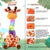 Dancing Talking Giraffe Toy for Baby Toddler, Dancing Giraffe Toy Singing Mimicking Recording Repeating What You Say with LED English Sing for Boys Girls Gift, 15 Second Recorde(Adjustable Volume) view 4