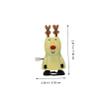 COOLHIYA 8pcs Wind-up Christmas Clockwork Santa Reindeer Playthings with Smooth Edges Interactive Stocking Stuffers for Holiday Fun and Imaginative Play view 2