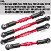 hopsupRC RC Steering Links Composite Link Upgrades Part for 1/10 Gorgon 2WD,Fury 2WD,Fury 223S,Quake 223S,Vorteks 2WD,Vorteks 223S,Aluminium Adjustable Turnbuckles Links,Replace #ARA330753 Red view 2