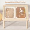 Woodtoe 2 PCS Dinosaur Sensory Table Inserts, Double-Sided Dinosaurs Puzzle for Flisat Trofast, 3D Wooden Dinosaur Puzzle, Sensory Sand & Water Table Accessories, Science Toys STEM Kits for Kid Age 3+ view 3