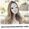 2pcs White Full Face DIY Blank Mask for Cosplay Breathable Frosted Plastic Masquerade Masks for Hand Painting Lightweight PVC Material for Costume Parties and Special Random Color view 3