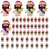 50PCS Little Jesus Figures, Christmas Mini Jesus Figurines in Bulk, Rubber Tiny Jesus Love You Figures to Hide and Seek Religious Gifts for Easter Egg Fillers Stuffers, Christ Party Favors, Baptism view 1