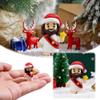 50PCS Little Jesus Figures, Christmas Mini Jesus Figurines in Bulk, Rubber Tiny Jesus Love You Figures to Hide and Seek Religious Gifts for Easter Egg Fillers Stuffers, Christ Party Favors, Baptism view 2