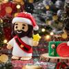 50PCS Little Jesus Figures, Christmas Mini Jesus Figurines in Bulk, Rubber Tiny Jesus Love You Figures to Hide and Seek Religious Gifts for Easter Egg Fillers Stuffers, Christ Party Favors, Baptism view 3
