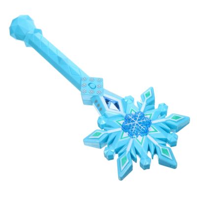 COOLHIYA Luminous Snowflake Glow Stick Wand for Blue Glowing Fairy Wand Safe Mild Material for Cosplay Party Favors Dress-up and Role-Playing Accessories
