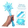 COOLHIYA Luminous Snowflake Glow Stick Wand for Blue Glowing Fairy Wand Safe Mild Material for Cosplay Party Favors Dress-up and Role-Playing Accessories view 3