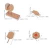 Abaodam 1 Set Ice Cream Play Set: Kids Kitchen Playset with Wooden Ice Cream Donut Stick Popsicle Egg - Simulation Food Pretend Role Play Kitchen Accessories for Children view 4