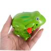LALADEFIEE 3pcs Wind-up Frog Plastic Clockwork Jumping Spring for S Fun with Bright Green Color Interactive Play Enhances Tactile Skills and Imagination view 4