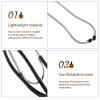 YARNOW 4pcs Doctor Roleplay Prop: Realistic Stethoscope Toy For Toddlers - Fake Compact Prop Stethoscope For Pretend Play And Costume Accessory view 3