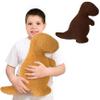 Aiideals Dino Nugget Pillow with Chocolate Dino Pillow Plush for Birthday Gifts, Chicken Dinosaur Nuggets Plush Pillow Funny Gifts for Boys Girls, Dinosaur Stuffed Animals (Large, 2Pcs) view 1