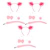 BESPORTBLE 3 Set Pig Animal Costume Accessories Pig Ear Headband Tail Nose And Bow Tie For Halloween Christmas Theme Parties And Cosplay Events view 1