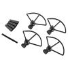 Black Propeller Guards + Landing Gear Protection Combo Set for DJI Spark Drone Repair Accessory view 4