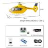 wheelfun EC 135 6CH Radio Control Helicopter Dual Brushless Motors CNC Metal 4 Blade One Key Return Beidou Positioning RTF Adults Gifts Toy view 2