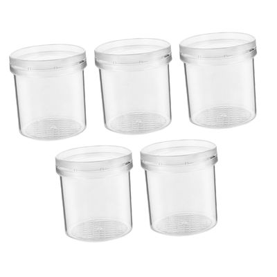 COOLHIYA 5Pcs Portable Magnifier Boxes with Ventilation Lightweight Outdoor Bug Collection Jars for Exploration and Nature Observation