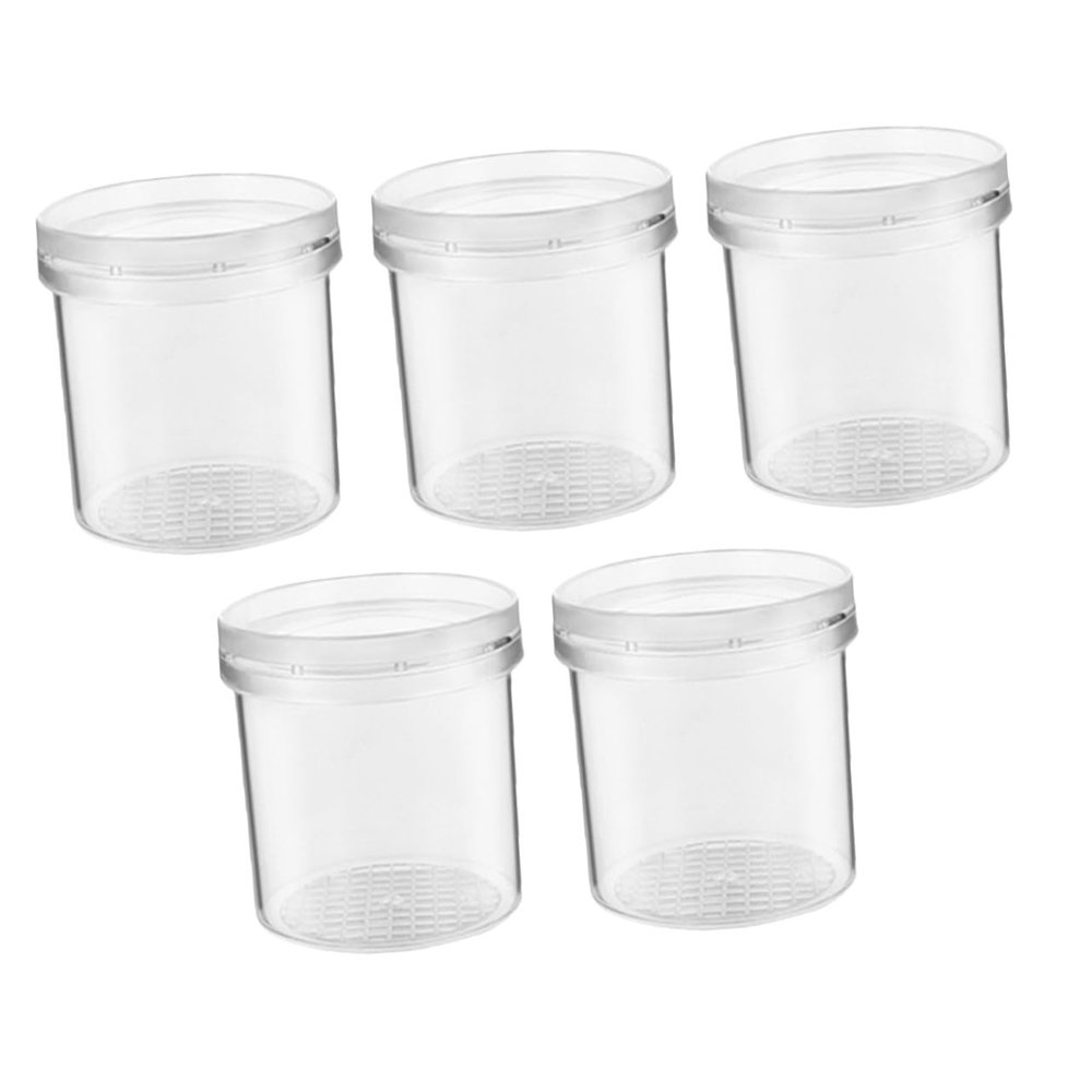 COOLHIYA 5Pcs Portable Magnifier Boxes with Ventilation Lightweight Outdoor Bug Collection Jars for Exploration and Nature Observation