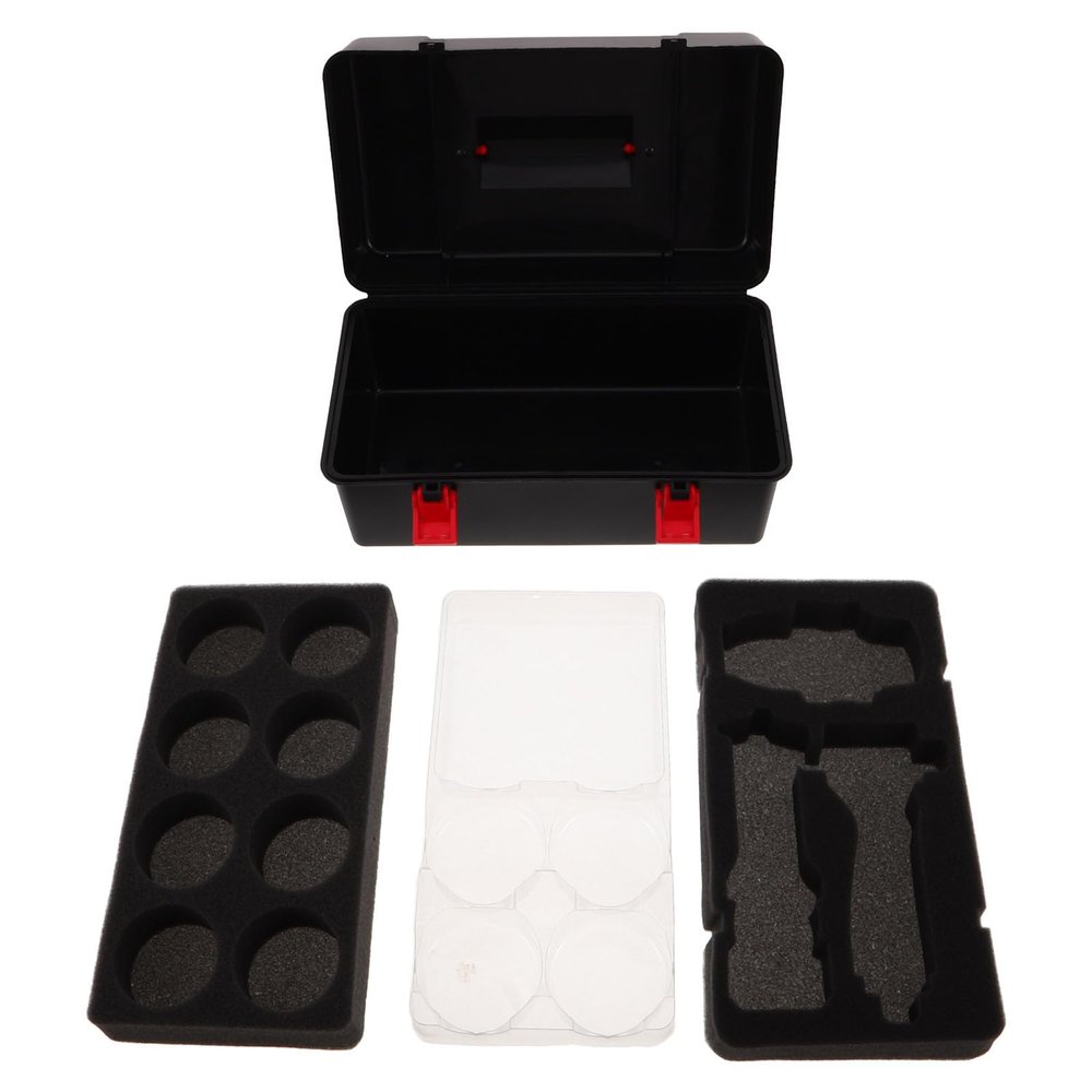 BESPORTBLE Portable Gyro Organizer Carrying Case Toy Storage Box With Handle And Lock For Battling Top Accessories Kids - Toy Carrying Case For Parties