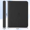 1000+ Pockets Premium Trading Card Binder, 16 Pockets Trading Card Binder Ringless Side Loading Trading,Card Holder Folders for MTG, TCG, Game Cards & Sports Cards(Black) view 2