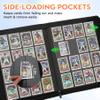 1000+ Pockets Premium Trading Card Binder, 16 Pockets Trading Card Binder Ringless Side Loading Trading,Card Holder Folders for MTG, TCG, Game Cards & Sports Cards(Black) view 4