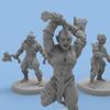6 Pcs DND Orc Squad Miniature Paintable 3D Printed Models for D&D TRPG Tabletop Game Accessories view 4