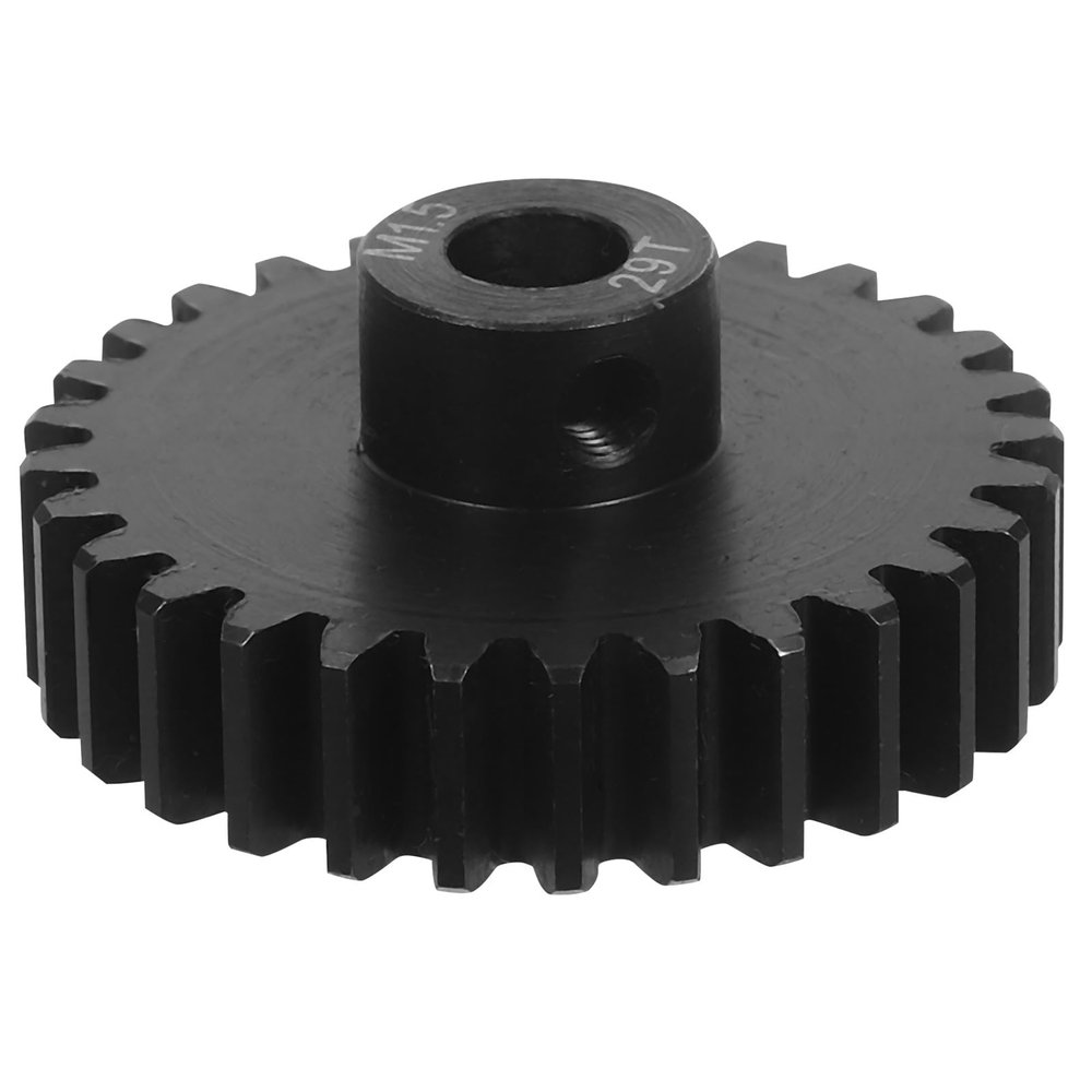 Toddmomy Rc Car Motor Pinion Gear: M1.5 Module 8.0mm Bore Gear Includes M5 Grub Screw for Electric Rc Toy Cars and Climbing Vehicles