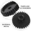 Toddmomy Rc Car Motor Pinion Gear: M1.5 Module 8.0mm Bore Gear Includes M5 Grub Screw for Electric Rc Toy Cars and Climbing Vehicles view 3