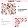 Kigai Crib Sheet for Girls Boys, Christmas Decor Fitted Crib Sheet for Standard Mattress 28 x 52 in, Soft & Breathable view 4