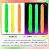 ABONDEVER 48PCS Glow in the Dark Beads Necklaces Glow Party Supplies, 33" Yellow Green Orange UV Black Light Necklaces for Glow Party Favors Night Accessories, Halloween Birthday Party Decorations view 4