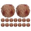 Abaodam 16pcs Fake Beef Meatballs: Imitation Beef Meatball Food Toy Model - Simulated Fake Food for Restaurant Props Kitchen Photography Props Party Festive Display view 1