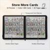 1280+ Cards 20 Pocket Card Binder Collector Card Album Trading Card Binder Ringless Trading Card Album Side Loading Compatible with TCG, Game & Sports Cards (Black) view 3
