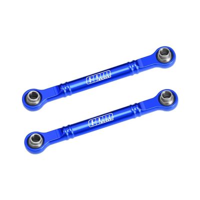 Aluminum 7075-T6 Alloy Front Steering Toe Links 51mm for Traxxas 1/16 Mini Slash 4X4 Short Course Truck-108164-1 Upgrades - Blue