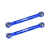 Aluminum 7075-T6 Alloy Front Steering Toe Links 51mm for Traxxas 1/16 Mini Slash 4X4 Short Course Truck-108164-1 Upgrades - Blue view 1