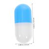 WHAMVOX 30pcs Simulation Capsule for Lightweight Pretend Doctor Play Medical Capsules Educational Early Learning Role Play for Blue view 2