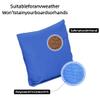 Sandbag Toss Set, Piece Standard Beanbag Set for Tossing Official Professional-Size and Weight Sandbags, Two-Tone All-Weather Sandbag Beanbag Set with Rainproof Carry Bag (Royal Blue) view 3