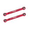 Aluminum 7075-T6 Alloy Front Steering Toe Links 51mm for Traxxas 1/16 Mini Slash 4X4 Short Course Truck-108164-1 Upgrades - Red view 1