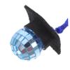 COOLHIYA 10pcs Graduation Party Cupcake Toppers with Realistic Tassels Disco Ball Cap Ornaments for University High School College Easy to Use Decorations for Graduation Season view 3