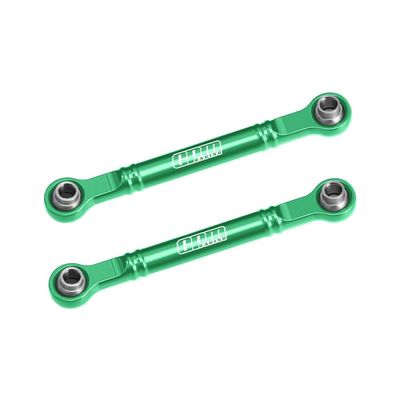 Aluminum 7075-T6 Alloy Front Steering Toe Links 51mm for Traxxas 1/16 Mini Slash 4X4 Short Course Truck-108164-1 Upgrades - Green