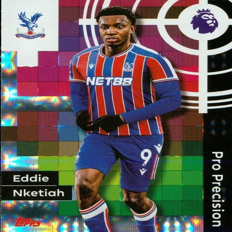 Premier League 2026 Eddie Nketiah Pro Precision Trading Card