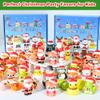 24PCS Christmas Squishy for Party Favors Gifts, Stress Relief Toys for Goodie Bags Pinata Fillers, Stocking Stuffer for Kids, Treasure Box Carnival for Prizes Rewards, Fidget Squeeze Advent Calendar view 2