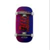 LEEFAI Pro Fingerboard Complete, Pre-Assembled Finger Skateboard Setup Canadian Maple Wood Deck Measure 34x96mm, Boxy Shape (Skull) view 1