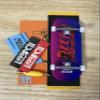 LEEFAI Pro Fingerboard Complete, Pre-Assembled Finger Skateboard Setup Canadian Maple Wood Deck Measure 34x96mm, Boxy Shape (Skull) view 3