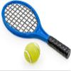 1 Set Blue and Green 1/12 Miniature Tennis Racket Racquet Dollhouse Accessories,Mini Tennis Racket for Dollhouse Dcor view 1