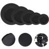 Black Rubber Round Stoppers Coin Bank Plugs Sealing Gaskets Assorted Sizes Reusable 20 Pieces Suitable for Boxes and Containers Compatible with Various Storage Units view 3