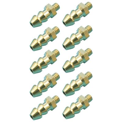 10PCS RC Boat Cooling Water Nozzle Brass Dual Barb M3 M4 M5 M6 Fittings for Model Boat Water Cooling System Rudder ESC Motor(M3)