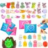 100 Pcs Blind Bags Mini Resin Animals Mystery Bags: Glow in the Dark Party Favors Blind Bag, Resin Figures DIY Crafts Fairy Garden Decor Collectors Stocking Stuffers Kids Surprises view 1