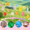 100 Pcs Blind Bags Mini Resin Animals Mystery Bags: Glow in the Dark Party Favors Blind Bag, Resin Figures DIY Crafts Fairy Garden Decor Collectors Stocking Stuffers Kids Surprises view 3