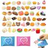 100 Pcs Mystery Food Blind Bags: Mini Resin Food Figures Bulk, Miniature Snacks and Desserts Charms, Mystery Bag Collectible for Fairy Garden, Resin Craft, Cake Dcor Gift Surprises view 1